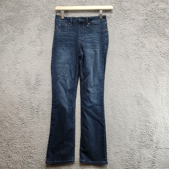Laurie Felt Los Angeles Jeans Womens 2XS Blue Cotton Stretch Bootcut Leg Zip Fly - Picture 1 of 16